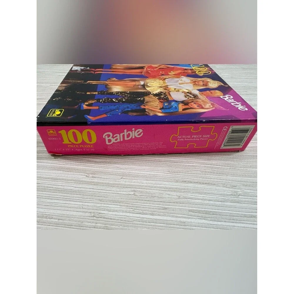 VTG 90s BARBIE 100 piece Barbie and Ken puzzle 1997 good condition